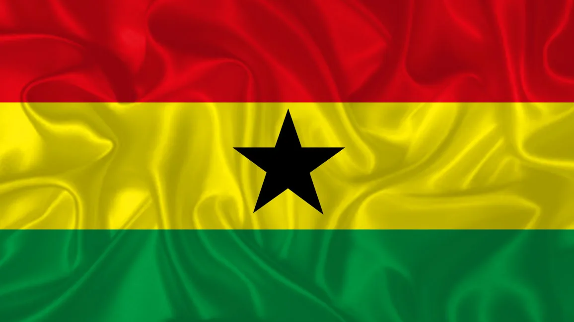 Flagge Ghanas